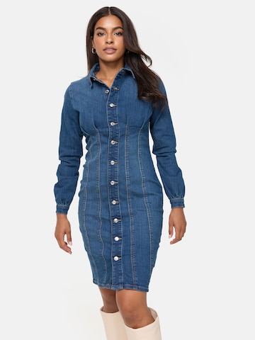 Orsay Shirt Dress 'Rosalie' in Blue: front