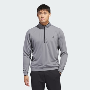 ADIDAS GOLF Athletic Sweatshirt in Grey: front