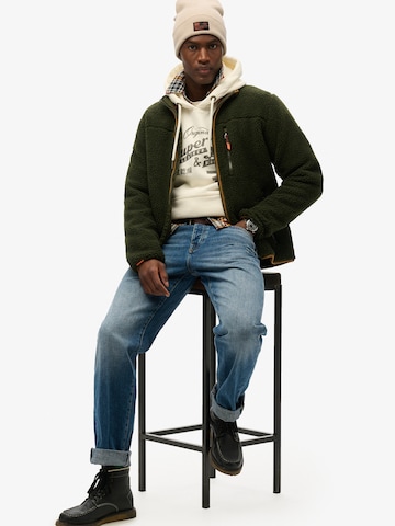 Superdry Beanie 'SURPLUS' in Grey: front