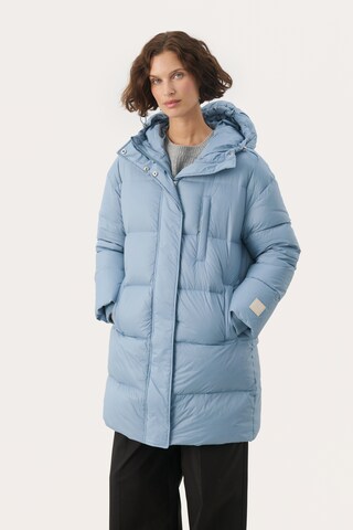Part Two Winter Jacket 'Labika' in Blue: front