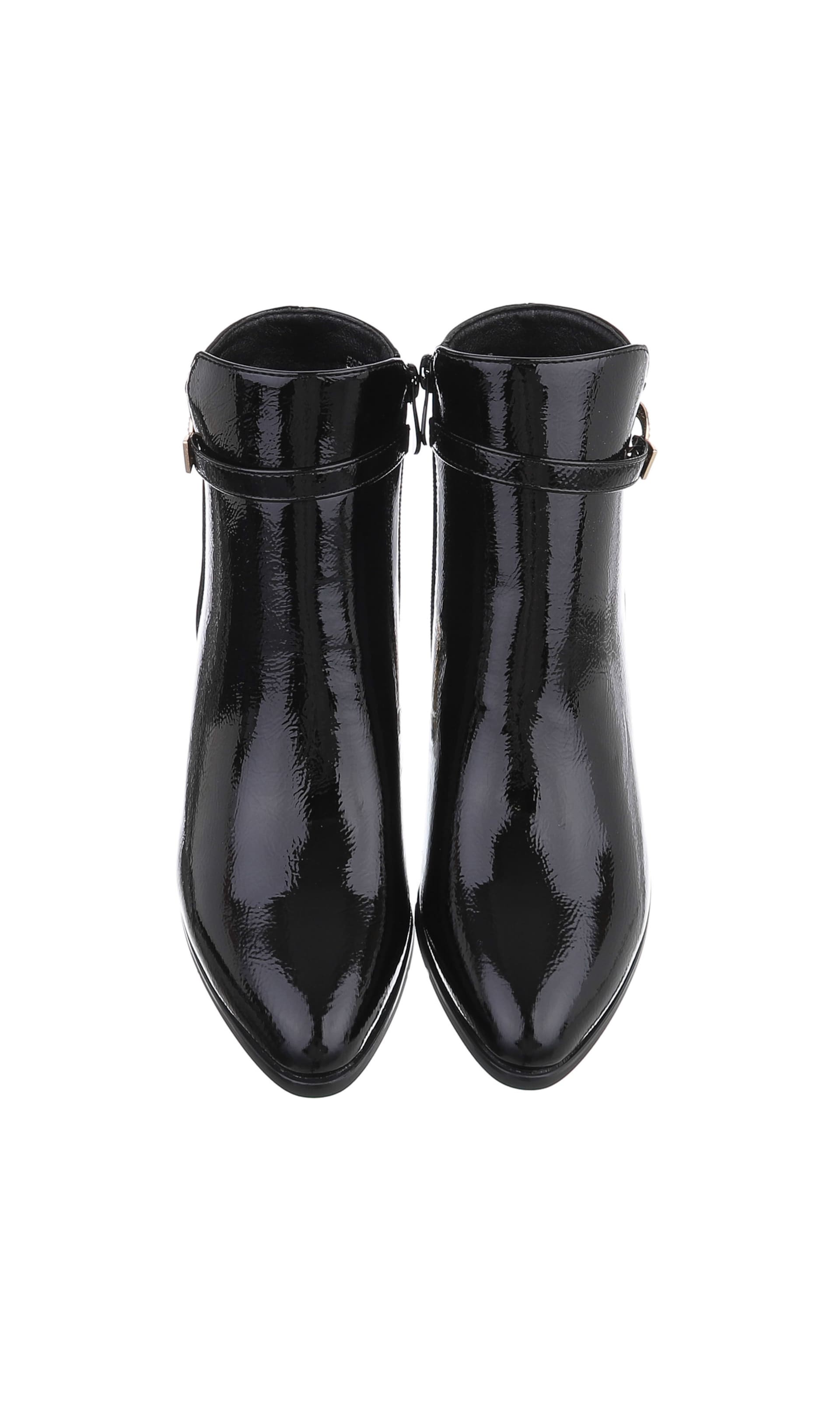 Ital-Design Stiefelette in Schwarz