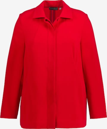 Ulla Popken Between-Season Jacket in Red: front