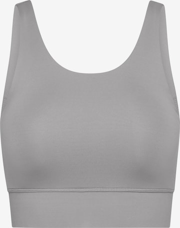 Hey Honey Sport bh 'Bustier' in Grijs: voorkant