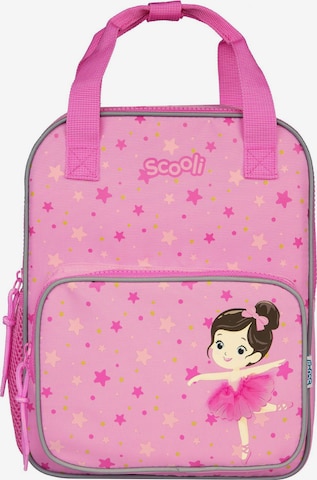 SCOOLI Backpack in Pink: front