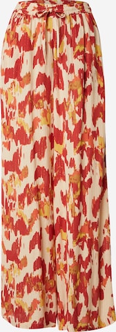 VILAWide Leg/ Široke nogavice Hlače 'VIMUNTHE' - crvena boja: prednji dio