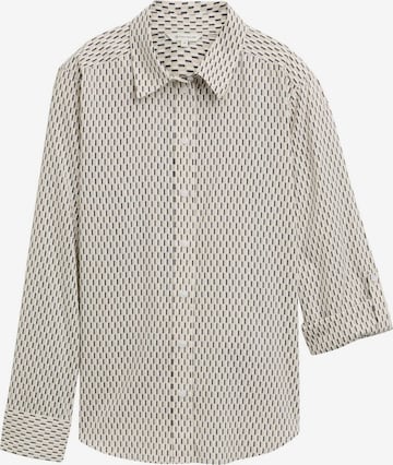 Chemisier TOM TAILOR en beige : devant