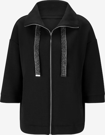 Cardigan heine en noir : devant