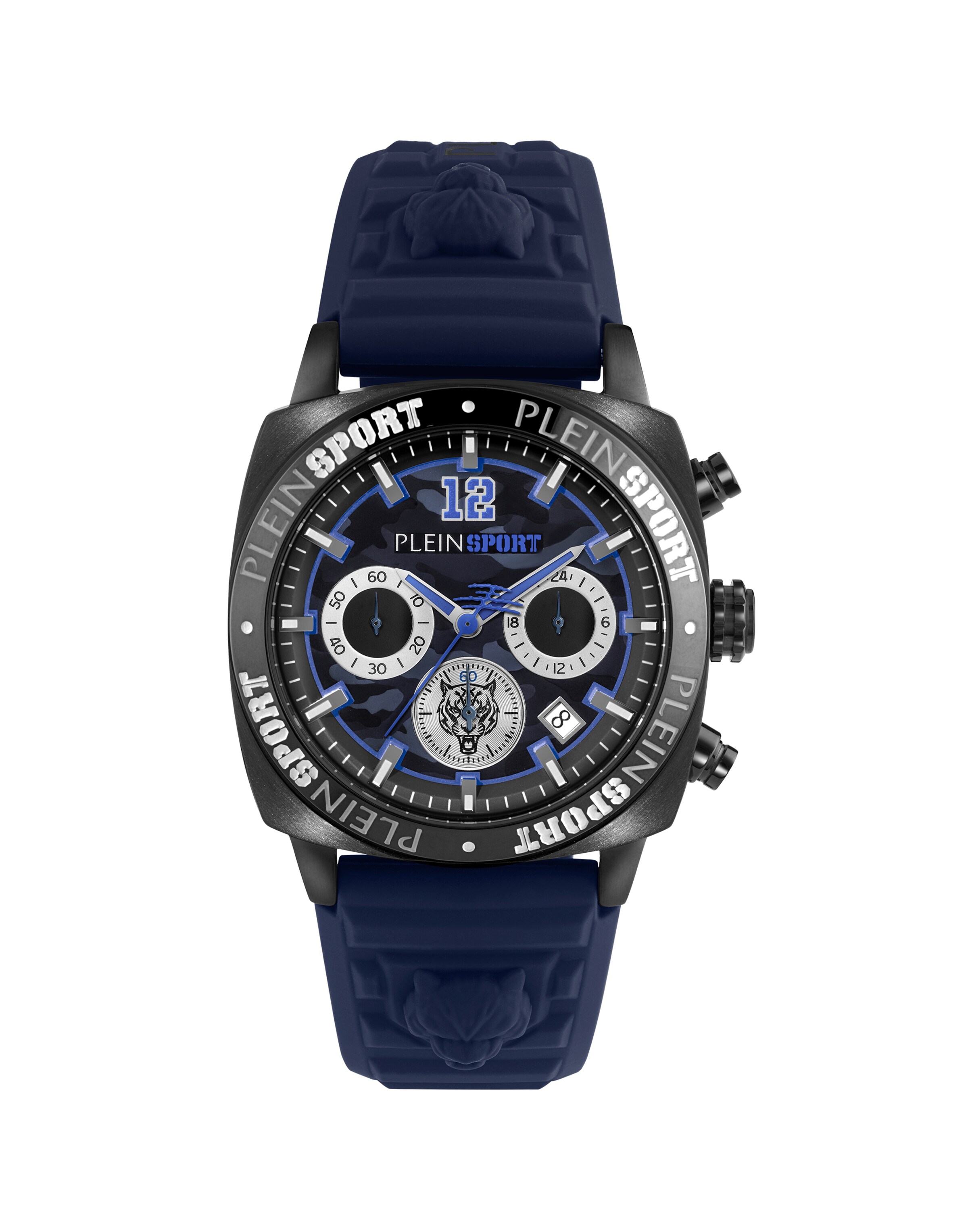 Plein Sport - Reloj analógico 'Wildcat Chrono' en azul: frente