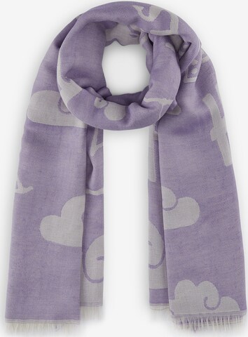 CODELLO Scarf in Purple: front