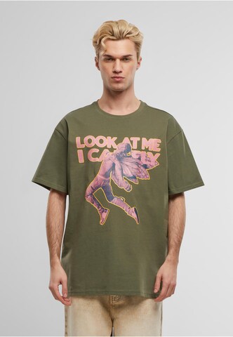 MT Upscale T-Shirt in Grün: Vorderseite