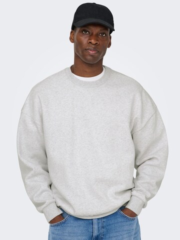 Only & Sons Sweatshirt 'ONSCeres' i grå