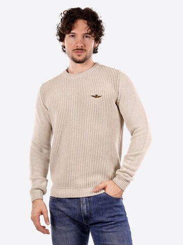 Aeronautica Militare Pullover 'Maglione' in Weiß