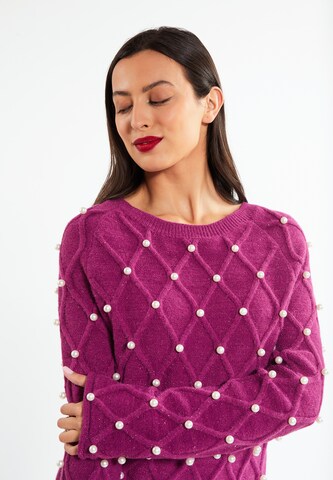 faina Pullover 'Koosh' in Pink