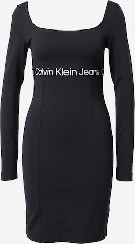 Calvin Klein Jeans Kleid 'MILANO' in Schwarz: predná strana