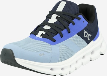 On Running Shoes 'Cloudrunner' in Blue: front