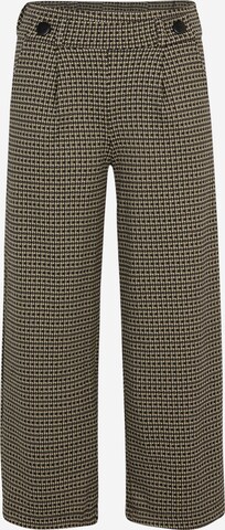 JDY Petite Wide leg Bandplooibroek 'GEGGO MIA' in Beige: voorkant