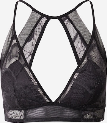 Calvin Klein Underwear Triangle Bra in Black: front