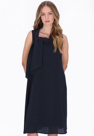 DreiMaster Vintage Jurk in Blauw: voorkant