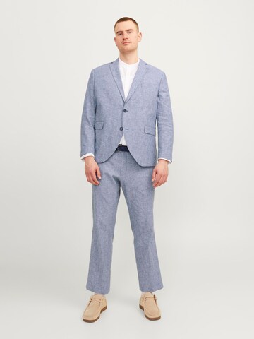 Coupe slim Costume 'JPRRiviera' Jack & Jones Plus en bleu : devant