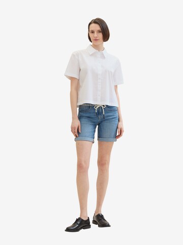 TOM TAILOR Regular Shorts 'Alexa' in Blau