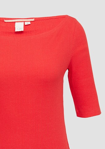 QS Shirt in Rood