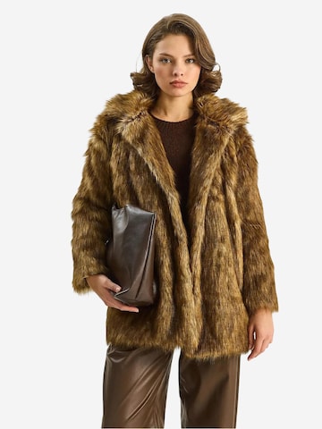 Cappotto invernale di Bianco Lucci in marrone: frontale