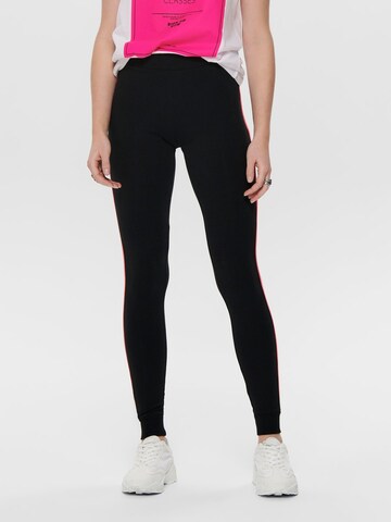 ONLY Skinny Legíny 'ONLSteffi' – černá: přední strana