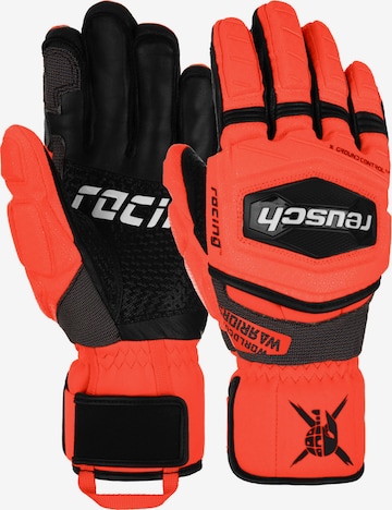 REUSCH Sports gloves 'Worldcup Warrior GS' in Red: front