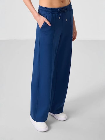 Wide Leg Pantalon Tommy Life en bleu