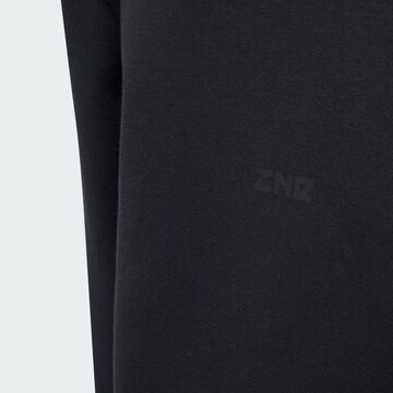 ADIDAS PERFORMANCE Athletic Zip-Up Hoodie 'Z.N.E.' in Black