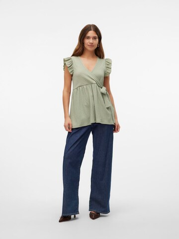 MAMALICIOUS Bluse 'LIMA' in Grün