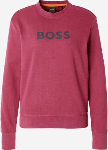 BOSS Sweatshirt 'C_Elaboss_6' in Red: front