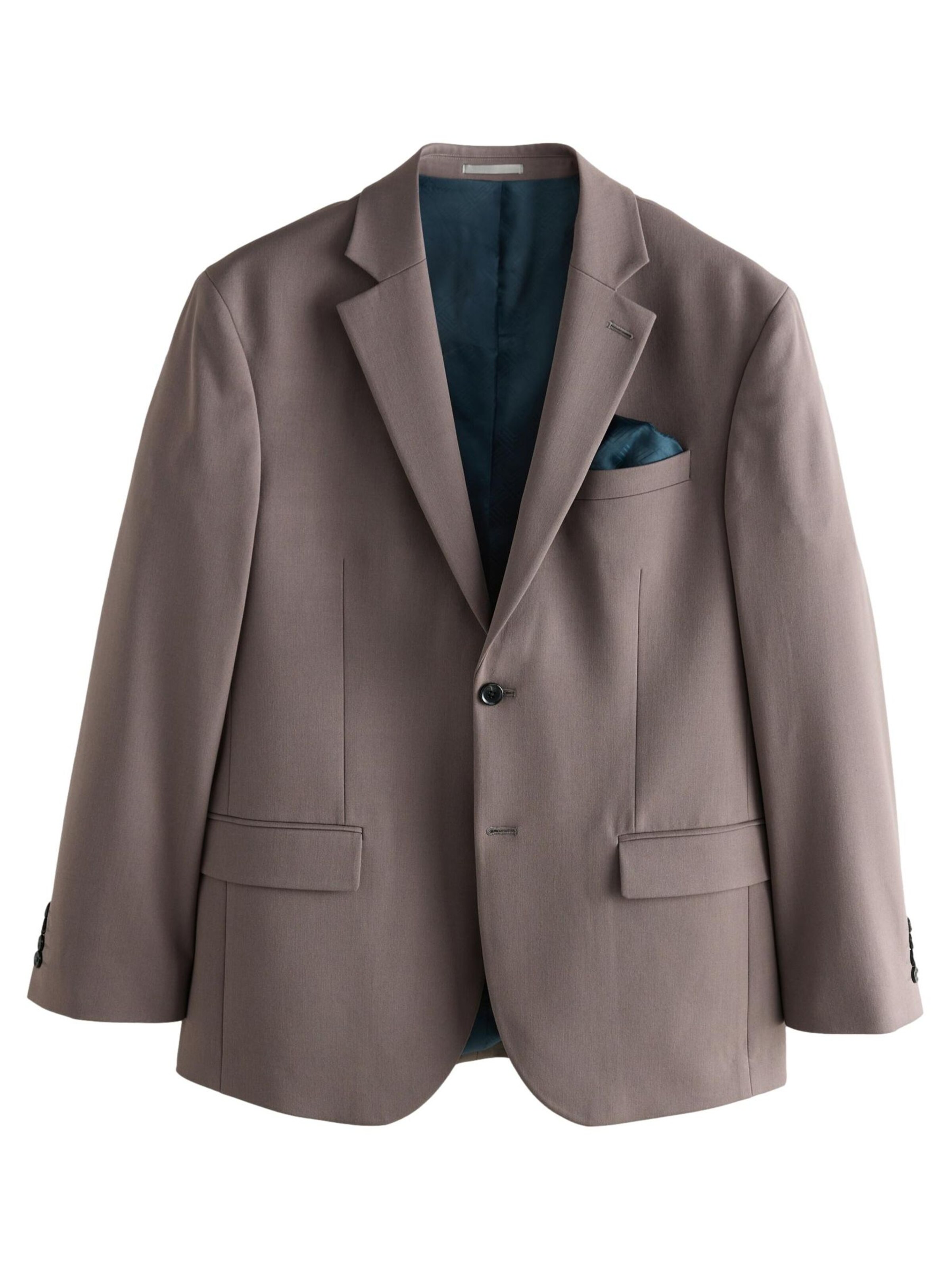 Next Slim Fit Sakko in Braun: Vorderseite