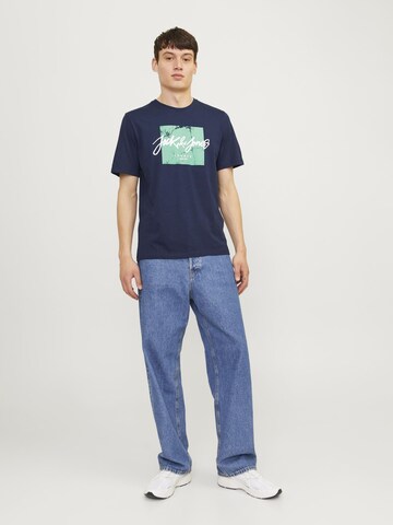 JACK & JONES T-Shirt 'JJTiley' in Blau