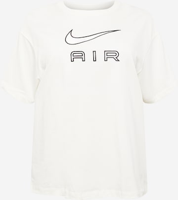 T-shirt Nike Sportswear en beige : devant