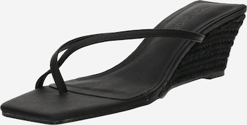 TOPSHOP Varvastossut 'Hannah' värissä musta: etupuoli