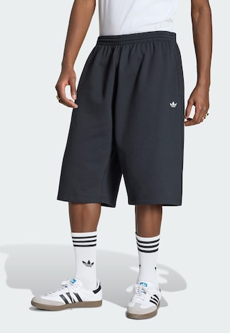 ADIDAS ORIGINALS - Loosefit Pantalón 'Trefoil Essentials ' en negro: frente