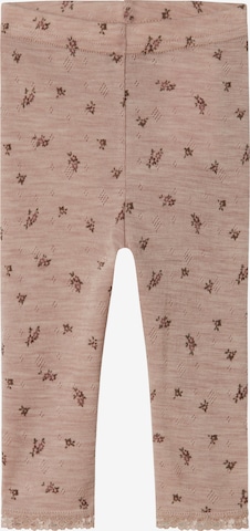 NAME IT Skinny Leggingsit 'NBFWang' värissä harmaa: etupuoli