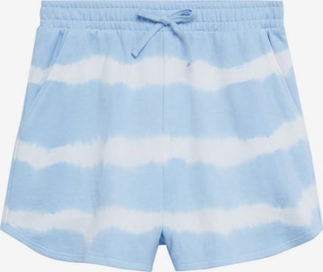 MANGO TEEN Spodnie 'PENYP' w kolorze niebieski: przód