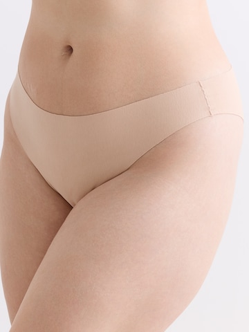 Erlich Textil Brazil Slip ' CASUAL COTTON BRAZIL SLIP ' in Beige: Vorderseite