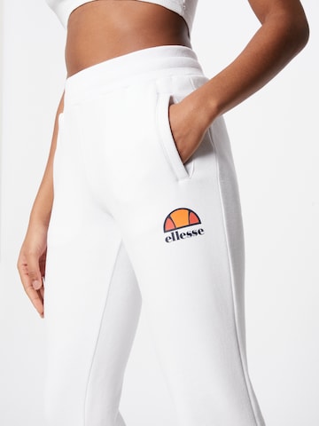 ELLESSE Tapered Παντελόνι 'QUEENSTOWN' σε λευκό