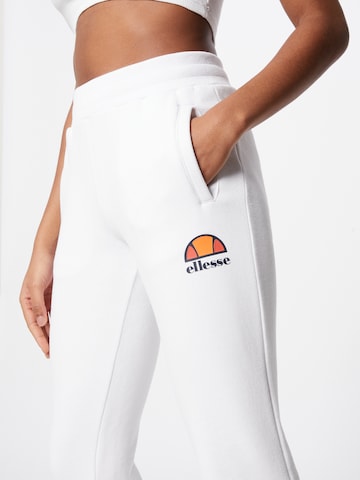 ELLESSE Tapered Trousers 'QUEENSTOWN' in White