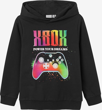 NAME IT Sweatshirt 'DJIL XBOX' in Black: front