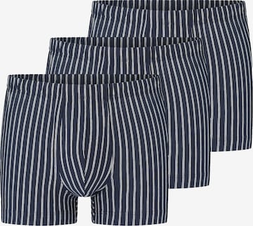 SCHIESSER Boxershorts '95/5 Essentials Organic Cotton' in Blauw: voorkant