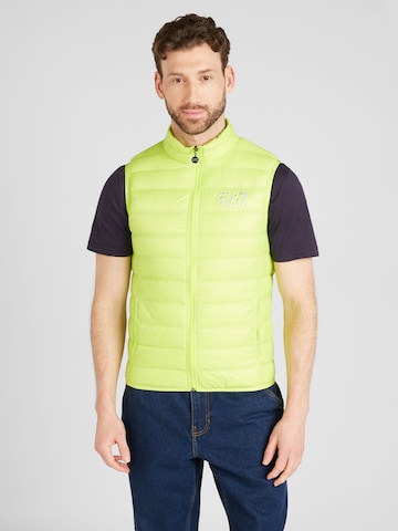 Gilet EA7 Emporio Armani en vert : devant