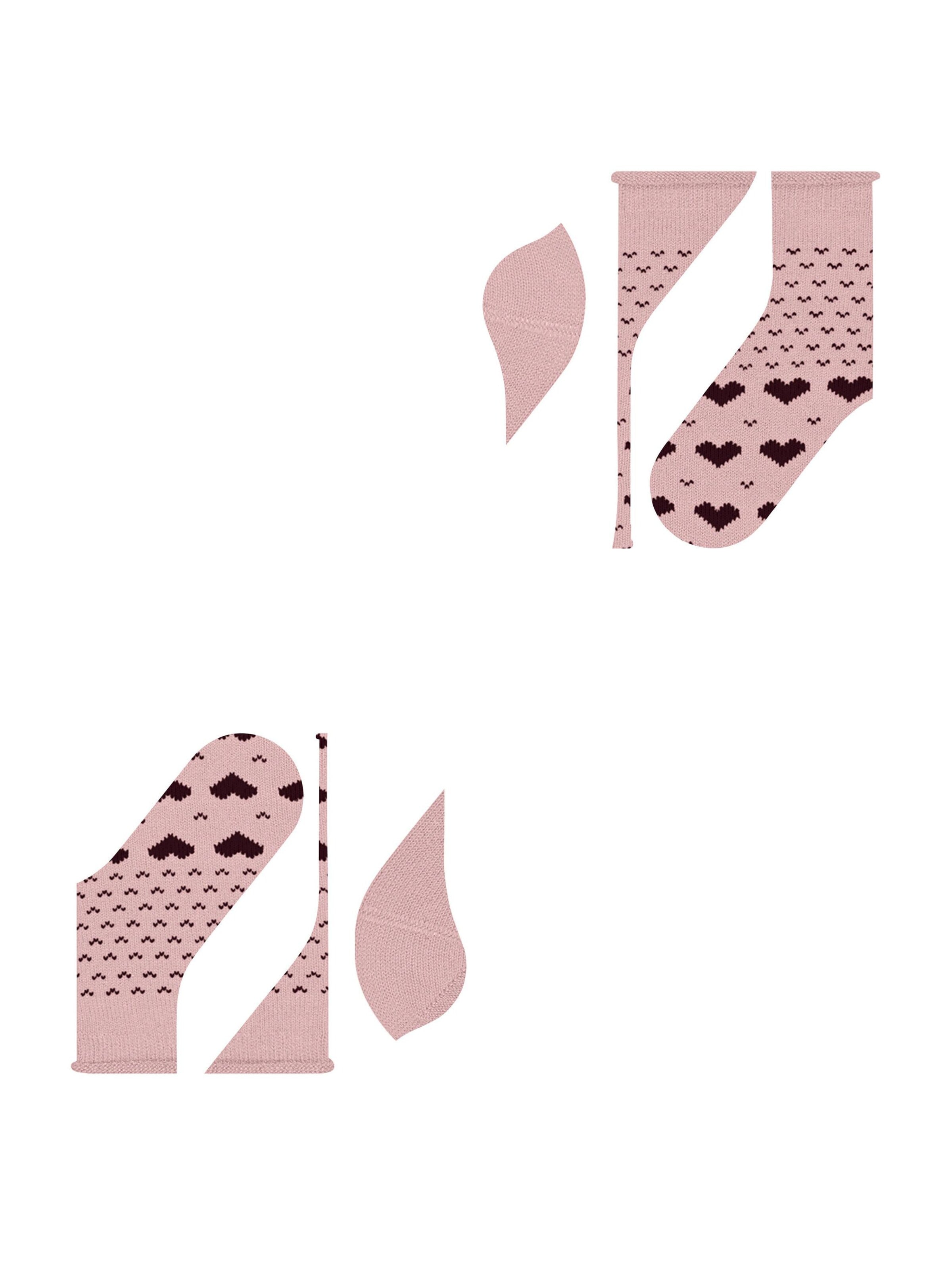 ESPRIT Socken 'Warming Hearts'‌‌‌‌‌‌‌‌ in Pink