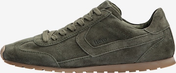 Baskets basses LLOYD en vert : devant