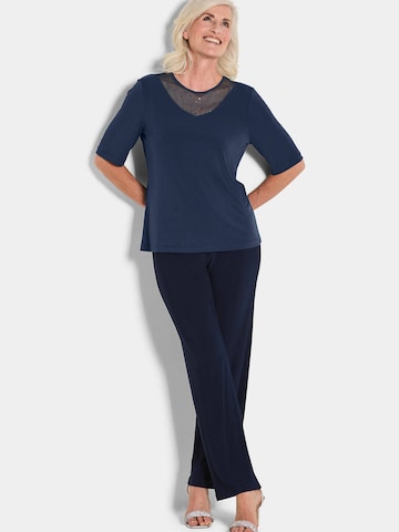 Goldner Blouse in Blauw