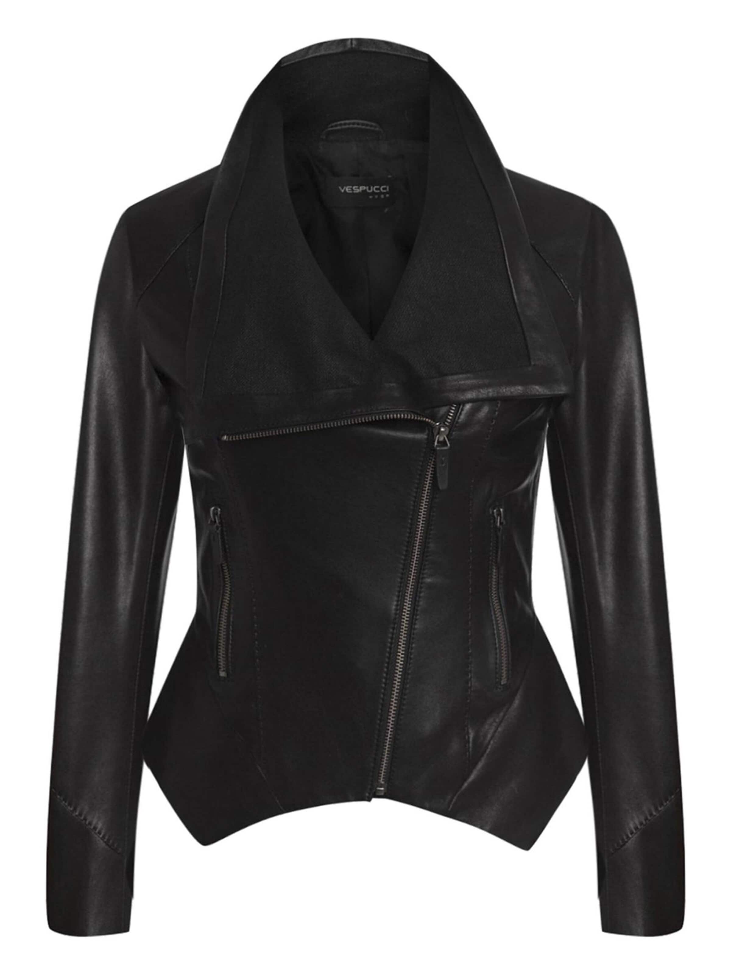 VESPUCCI BY VSP Winterjacke 'Ella'‌‌‌‌‌‌‌‌‌ in Schwarz: Vorderseite