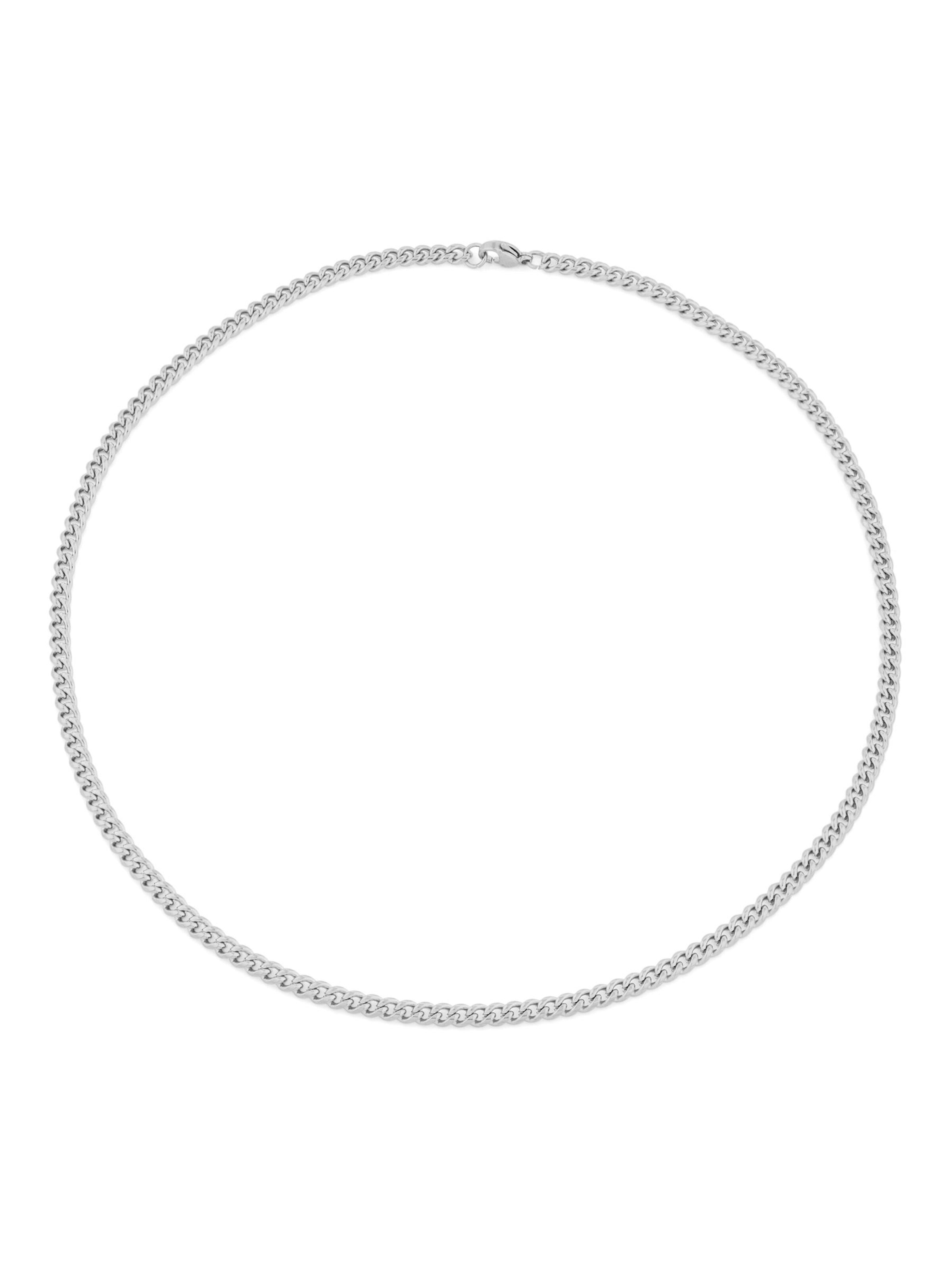 Lucleon Kette 'Essentials'‌‌‌‌‌‌‌‌ in Silber: Vorderseite